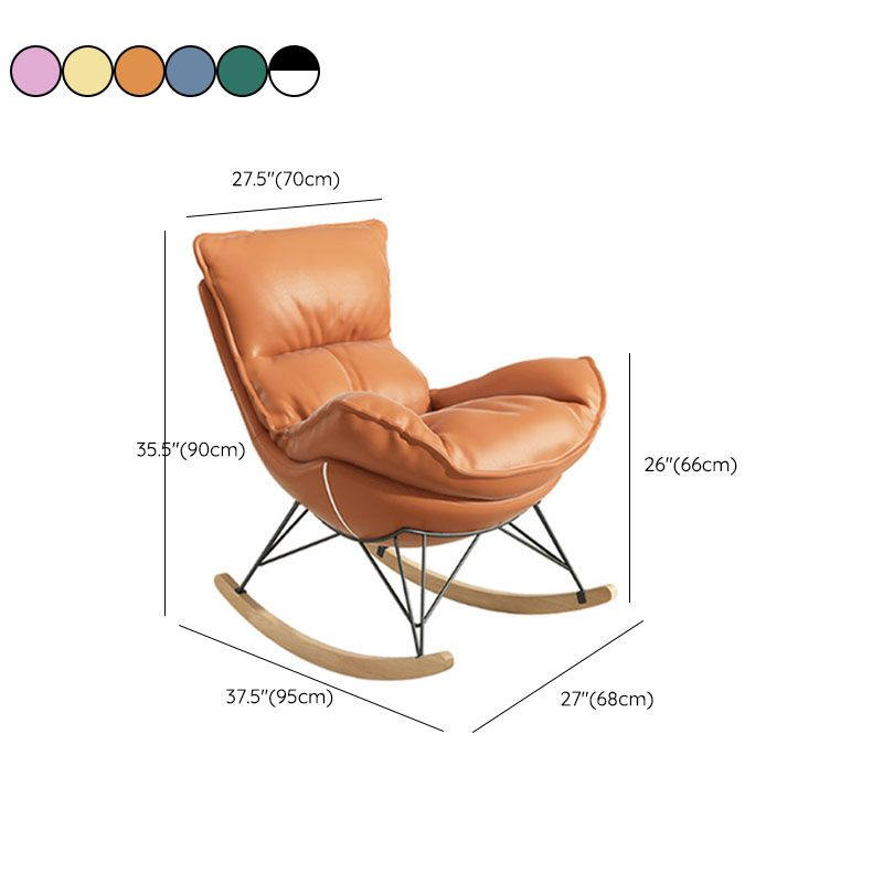 Luxury Leisure Home Rocker Chair Waterproof Chair for Living Room Clearhalo 'Chairs & Seating' 'furn' 'furn_rocking_chairs' 'Furniture' 'Living Room Furniture' 'Rocking Chairs' 'rocking_chairs' 1200x1200_267d21ec-a41b-4ff8-a305-b6ba2bbeff48
