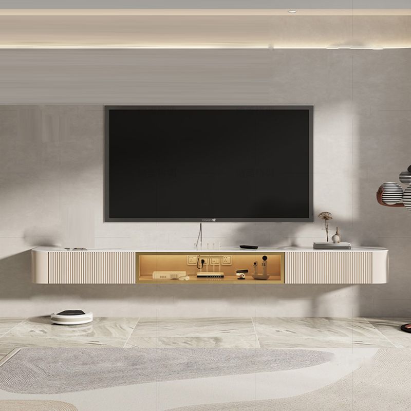 Modern TV Stand Console Stone Media Console TV Stand with Drawers Clearhalo 'furn' 'furn_tv_stands_entertainment_centers' 'Furniture' 'Living Room Furniture' 'TV Stands & Entertainment Centers' 'TV Stands & Media Storage Furniture' 'tv_stands_entertainment_centers' 1200x1200_267e9628-c2fa-4921-9680-5f17dc85a289