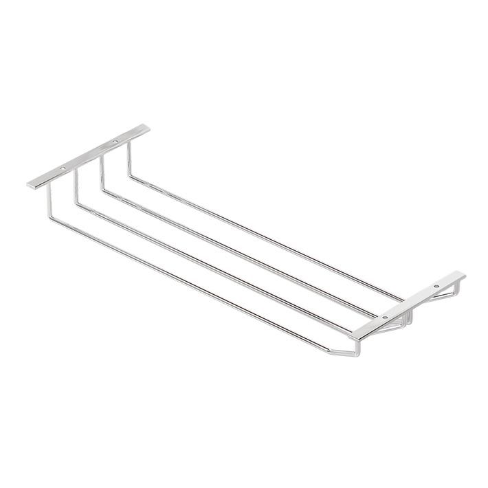 Metal Hanging Wine Glass Rack Modern Glass & Stemware Holder in Chrome Clearhalo 'furn' 'furn_wine_racks' 'Furniture' 'Kitchen & Dining Furniture' 'Wine Racks' 'wine_racks' 1200x1200_26804257-0e33-4bdc-91c9-8017531c74f6