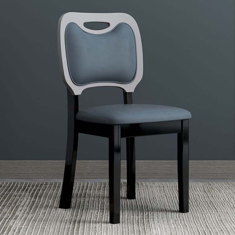 Scandinavian Home Side Chair Open Back Wood Upholstered Dining Room Chair (Set of 2) Clearhalo ' kitchen&dining_furn' 'Dining Chairs' 'Dining Tables & Seating' 'dining_chair' 'Furniture' 'furniture_dining_chair' 'Kitchen & Dining Furniture' 'kitchen' 1200x1200_2683d1a0-f0b7-46bf-92e7-1f86542a1ad3