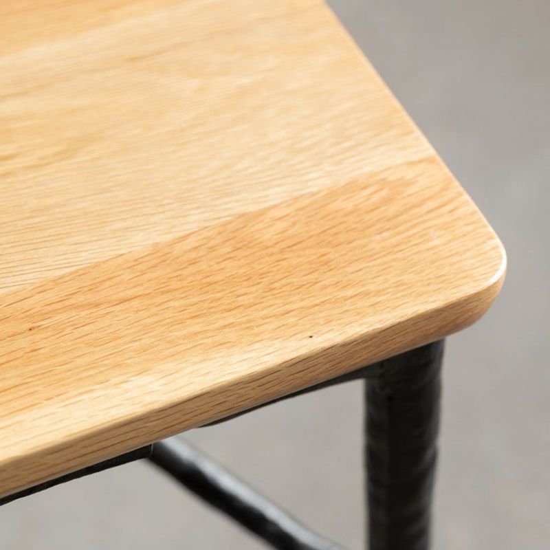 Modern Wood Rectangle Dining Table with 4 Legs Table for Dining Room Clearhalo 'Dining Tables & Seating' 'Dining Tables' 'dining_table' 'furn' 'furn_dining_table' 'Furniture' 'Kitchen & Dining Furniture' 1200x1200_26844f8e-3784-4537-b788-0f0f2770670e