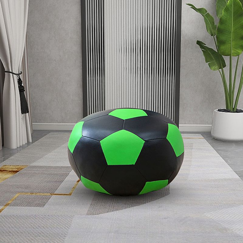 Geometric Print Ottoman Pouf Scratch Resistant Specialty Faux Leather Ottoman Clearhalo 'furn' 'furn_ottomans_poufs' 'Furniture' 'Living Room Furniture' 'Ottomans & Poufs' 'ottomans_poufs' 1200x1200_2686bb95-1247-4a30-bc41-75b6a3dbde7c