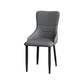 Industrial Style Arm Chair Faux Leather Parsons Chair for Home