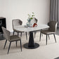 Extendable Round Dining Table Modern Sintered Stone Table with Metal Pedestal Base Clearhalo ' dining_table' 'Dining Tables & Seating' 'Dining Tables' 'furn' 'furn_dining_table' 'Furniture' 'furniture_dining_table' 'Kitchen & Dining Furniture' 'kitchen&dining_furn' 'kitchen' 'kitchen_dining_table' 1200x1200_26875987-3926-4765-8856-54f264c86309