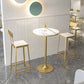 Glam Pub Table Round voetstuktafel voor binnen- en breekroom