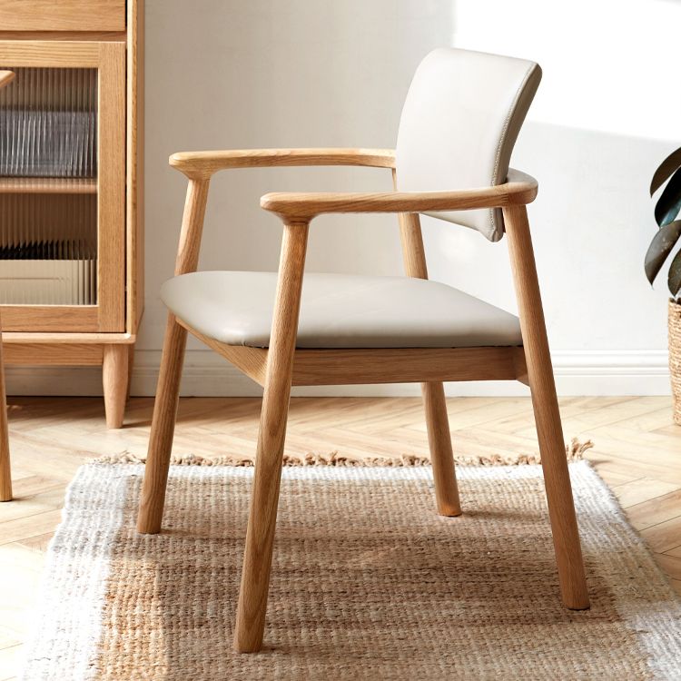 Sedia a braccio sala da pranzo a apertura in legno contemporaneo (set di 1/2/4/6/8)