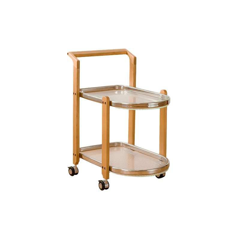 15" Wide Contemporary Corner Table Solid Wood Double Tier Accent Side Table Clearhalo 'Coffee & Accent Tables' 'End & Side Tables' 'end_side_tables' 'furn' 'furn_end_side_tables' 'Furniture' 'Living Room Furniture' 1200x1200_268a0ae6-0ab1-42e5-9dea-f6a0a5018d00