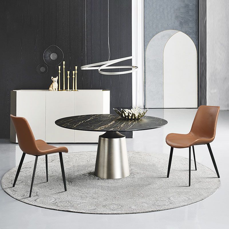 Minimalist Style Solid Back Dining Side Chairs Leather Dining Chairs for Home Clearhalo ' kitchen&dining_furn' 'Dining Chairs' 'Dining Tables & Seating' 'dining_chair' 'furn' 'furn_dining_chair' 'Furniture' 'furniture_dining_chair' 'Kitchen & Dining Furniture' 'kitchen' 1200x1200_268b113a-b3cb-4763-9efd-7f05c92b4365