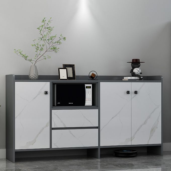 Sideboard Glam Sideboard in legno artificiale con porta per soggiorno