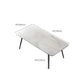 Industrial Iron Legs Dining Table Rectangle Stone Dining Table for Kitchen Clearhalo 'Dining Tables & Seating' 'Dining Tables' 'dining_table' 'furn' 'furn_dining_table' 'Furniture' 'Kitchen & Dining Furniture' 1200x1200_268e7e81-e706-4afd-b6fe-749491f8b821