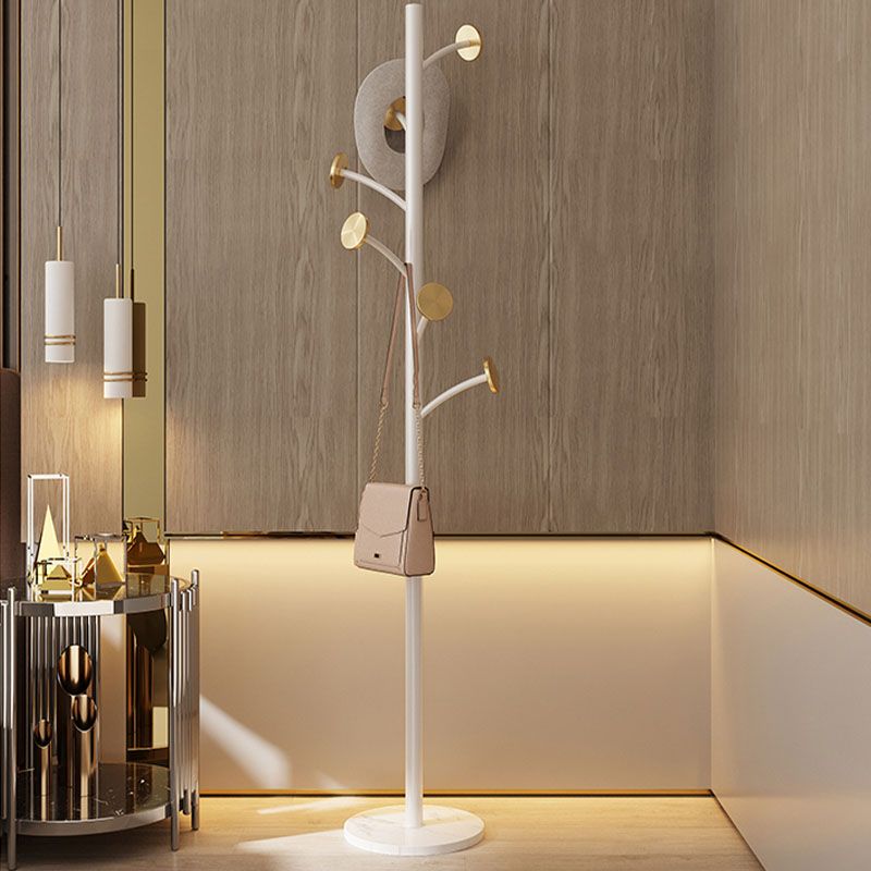 MODERNA IN ACCIAIO AUSCITALE STAND STANTE MONTRO MONTRO DELL'ALTA ALTA DEGLI 70,87 "con base di marmo