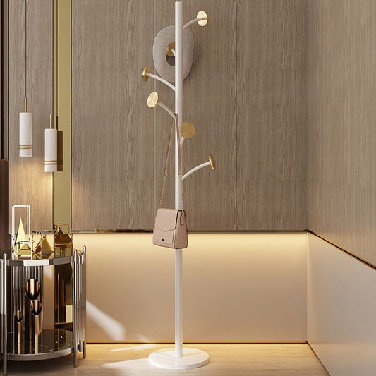 MODERNA IN ACCIAIO AUSCITALE STAND STANTE MONTRO MONTRO DELL'ALTA ALTA DEGLI 70,87 "con base di marmo