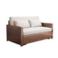 Contemporary 27.55"H Cotton Blend Wood Frame Square Arm Sofa Bed Clearhalo 'furn' 'furn_sofas' 'Furniture' 'Living Room Furniture' 'Sofa' 'sofas' 1200x1200_26915823-c7c1-44c6-a4e0-dc9043650689