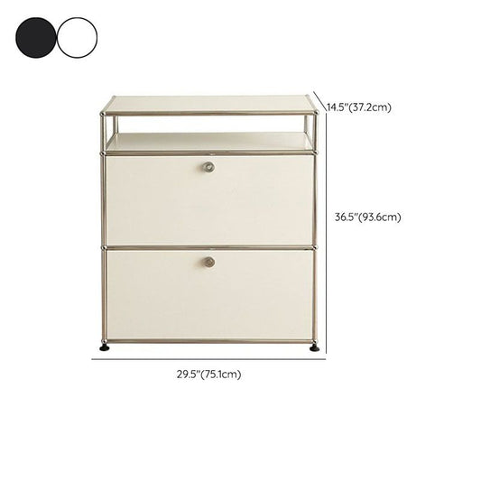 Moderno server da pranzo in metallo server con porte per soggiorno