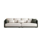 Polyester Modern Sofa 35"W Square Arm Sofa Sofa with Bolster Pillows for Living Room Clearhalo 'furn' 'furn_sofas' 'Furniture' 'furniture_sofas' 'kitchen' 'kitchen_sofas' 'Living Room Furniture' 'Sofa' 'sofas' 1200x1200_26946eb5-c2e7-4372-9f6d-e81e7ad951ba