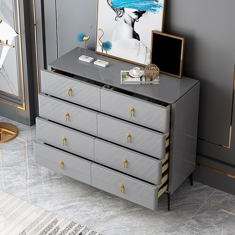 Commode en bois d'ingénieur glam classique