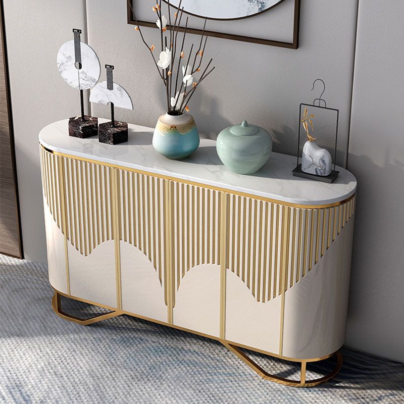 Base oro moderna sideboard a buffet a buffet con archiviazione