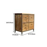 Server da pranzo a buffet in legno moderno 29,5 "Server a buffet in legno naturale