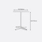 Metal Industrial Square Dining Table Solid Wood Top Table with Pedestal Clearhalo ' dining_table' 'Dining Tables & Seating' 'Dining Tables' 'furn' 'furn_dining_table' 'Furniture' 'furniture_dining_table' 'Kitchen & Dining Furniture' 'kitchen&dining_furn' 'kitchen' 'kitchen_dining_table' 1200x1200_269a5628-f4aa-4e44-8af8-8a578dc46532