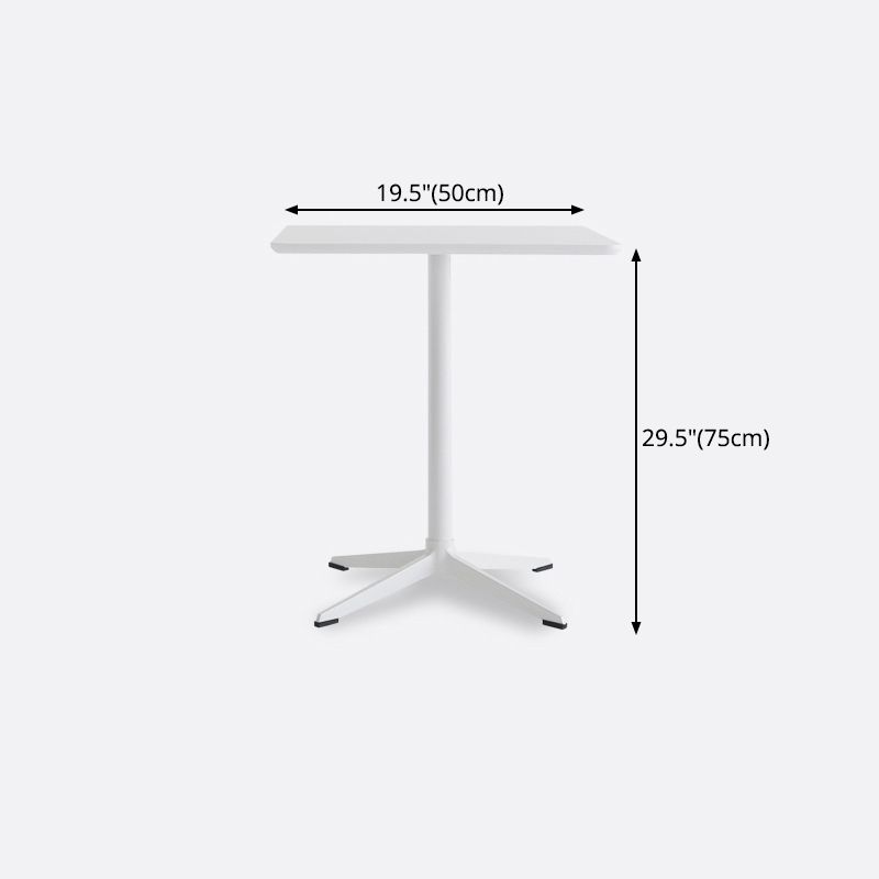 Metal Industrial Square Dining Table Solid Wood Top Table with Pedestal Clearhalo ' dining_table' 'Dining Tables & Seating' 'Dining Tables' 'furn' 'furn_dining_table' 'Furniture' 'furniture_dining_table' 'Kitchen & Dining Furniture' 'kitchen&dining_furn' 'kitchen' 'kitchen_dining_table' 1200x1200_269a5628-f4aa-4e44-8af8-8a578dc46532