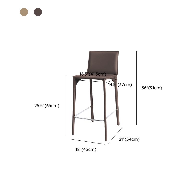 Faux Leather Upholstered Dining Stools Low Back Dining Stools Clearhalo 'Bar Furniture' 'Bar Stools' 'bar_stools' 'furn' 'furn_bar_stools' 'Furniture' 'Kitchen & Dining Furniture' 1200x1200_269bbe38-c438-4fef-8582-99791c528a97