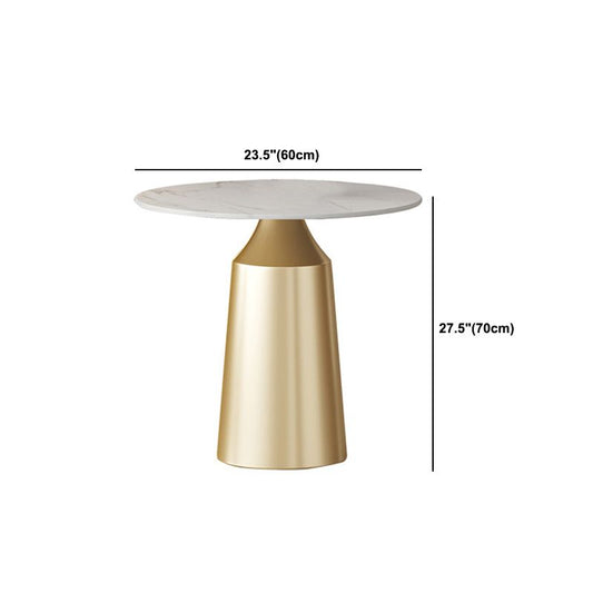 Tavolo da pranzo in pietra sinterizzato glam set round 1/5 pezzi set da pranzo per uso domestico