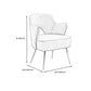 Armchair Chair 23.6" L x23.6" W x30.7" H Chair with Basic Four Legs Clearhalo 'Accent Chairs' 'accent_chairs' 'Chairs & Seating' 'Furniture' 'furniture_accent_chairs' 'Living Room Furniture' 1200x1200_269e4fdc-6f3e-461e-b647-5a10c9c418ff