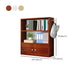 Contemporary Wood Bookshelf Standard Shelf Bookcase for Home Office