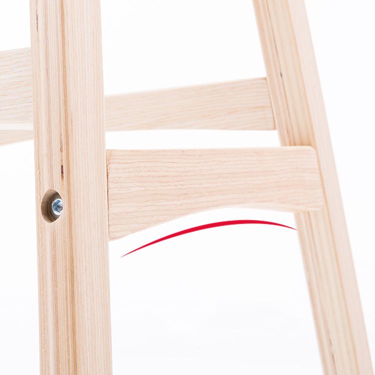 Modern Backless Barstool Indoor Wood Bar Stool with Acrylic Seat Clearhalo 'Bar Furniture' 'Bar Stools' 'bar_stools' 'furn' 'furn_bar_stools' 'furniture_bar_stools' 'Kitchen & Dining Furniture' 'kitchen&dining_furn' 'kitchen' 'kitchen_furn' Furniture' 1200x1200_26a3c7bb-a183-4f01-917f-641e01ccc640