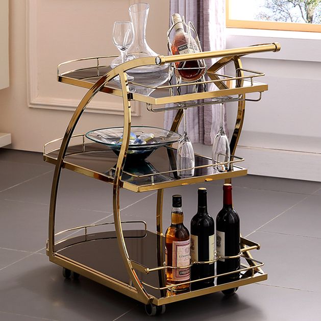 32,68 "High Contemporary Rectangle Prep Table Rolling Metal Prep Table For Kitchen