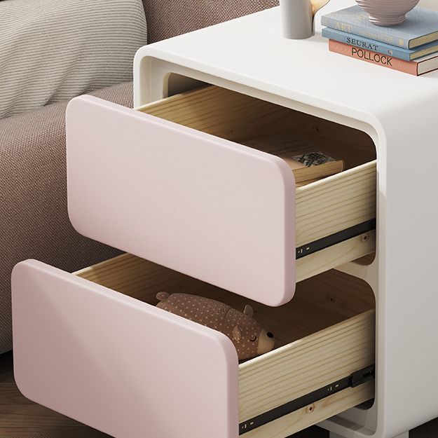 Wooden Bedside Cabinet Modern Style Minimalist Bed Nightstand with Legs Clearhalo 'Bedroom Furniture' 'furn' 'furn_night_stand' 'Furniture' 'night_stand' 'Nightstands' 1200x1200_26a65ab9-f2aa-4d3b-b47a-3784429cf1f7