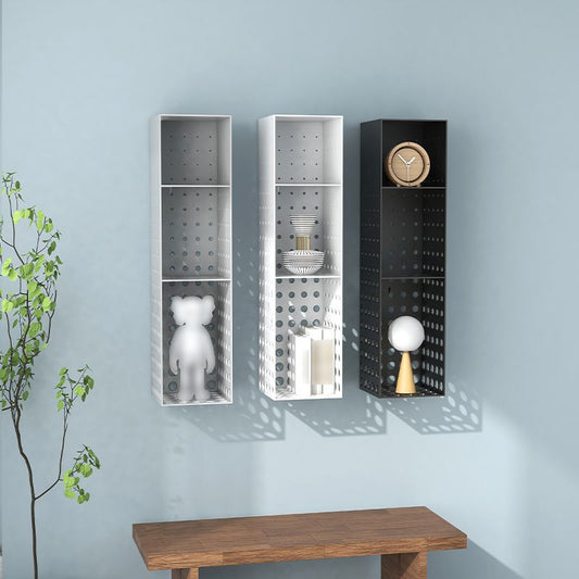 Iron Wall Mounted Bookshelf Industrial Closed Back Bookshelf Clearhalo 'Bookcases' 'furn' 'furn_bookcases' 'Furniture' 'furniture_bookcases' 'kitchen' 'kitchen_bookcases' 'Living Room Furniture' 'Office Furniture' 1200x1200_26a7be47-3061-428f-9df1-3e604fe22c20
