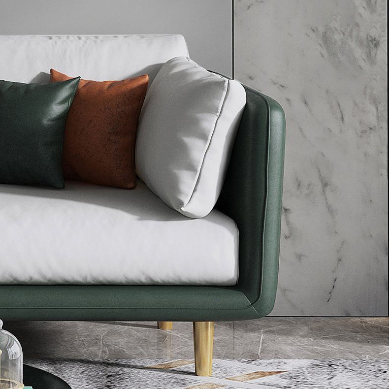 Contemporary 3-Seater Sofa with 3 Pillows Back and Pillow Top Arm