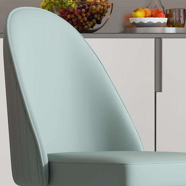 Scandinavian Style Dining Chair Wood Dining Room Armless Cushioned Parsons Chair (Set of 2) Clearhalo ' kitchen&dining_furn' 'Dining Chairs' 'Dining Tables & Seating' 'dining_chair' 'furn' 'furn_dining_chair' 'Furniture' 'furniture_dining_chair' 'Kitchen & Dining Furniture' 'kitchen' 1200x1200_26ab9d4d-b803-4ee1-b515-2cbf9e2ff158