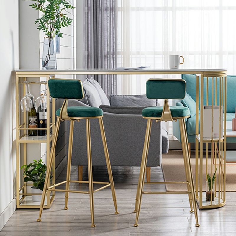 Round Low Back Dining Stools Armless Bar Stools with Metal Base Clearhalo 'Bar Furniture' 'Bar Stools' 'bar_stools' 'furn' 'furn_bar_stools' 'Furniture' 'Kitchen & Dining Furniture' 1200x1200_26abf560-1547-455f-9a8e-4d5ca0082ad8