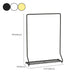 Luxurious Coat Hanger Free Standing Solid Color Metal Coat Rack with Shelf