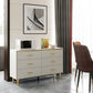 Wooden Chest Classic Glam Storage Chest Dresser with Drawers