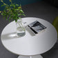 Simplicity Round Dining Table Sintered Stone Table with White Tulip Base for Dining Room Clearhalo ' dining_table' 'Dining Tables & Seating' 'Dining Tables' 'furn' 'furn_dining_table' 'Furniture' 'furniture_dining_table' 'Kitchen & Dining Furniture' 'kitchen&dining_furn' 'kitchen' 'kitchen_dining_table' 1200x1200_26b036c5-3f18-4afd-a961-d299d86fb007