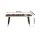 Rectangle Traditional Luxury Dining Table 4 Black Solid Wood Legs Table for Dining Room Clearhalo ' dining_table' 'Dining Tables & Seating' 'Dining Tables' 'furn' 'furn_dining_table' 'Furniture' 'furniture_dining_table' 'Kitchen & Dining Furniture' 'kitchen&dining_furn' 'kitchen' 'kitchen_dining_table' 1200x1200_26b3f840-64a8-47a2-b91e-127e9bde2a8c