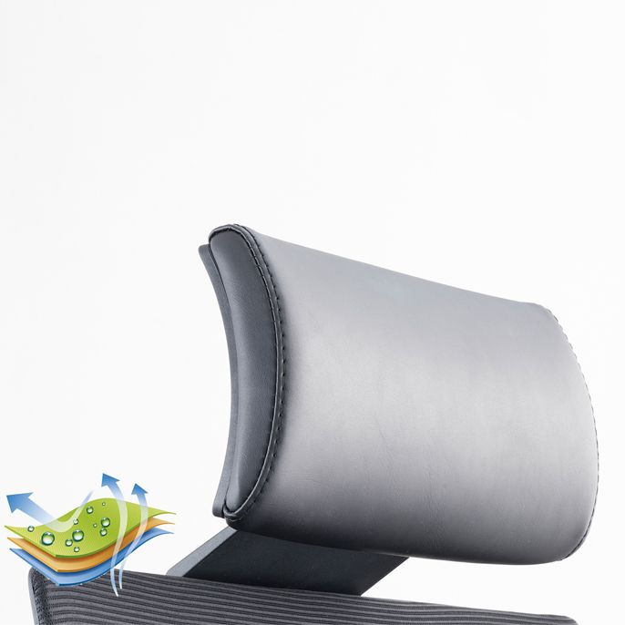 Silla contemporánea de microfibra, sillón con respaldo alto para conferencias