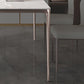 White and Purple Dining Table Modern Stone and Metal Dining Room Table Clearhalo 'Dining Tables & Seating' 'Dining Tables' 'dining_table' 'Furniture' 'furniture_dining_table' 'Kitchen & Dining Furniture' 1200x1200_26b638db-ac89-4ba6-b58c-867acefb633b