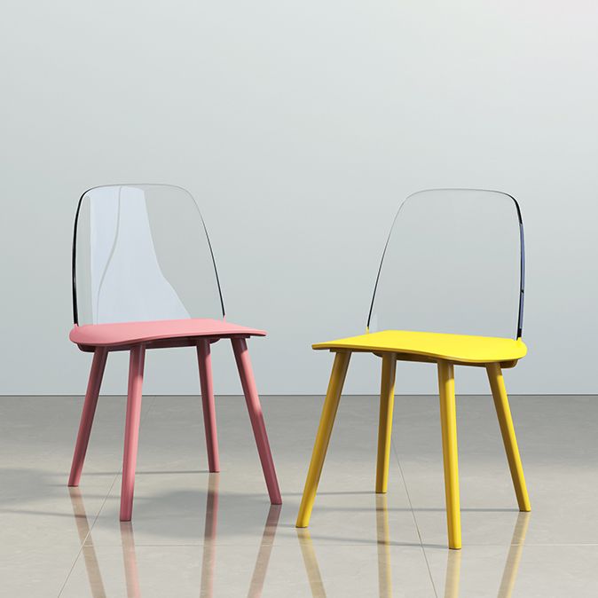 Nordic Style Plastic Dining Room Chair Armless Dining Chairs for Home Use Clearhalo ' kitchen&dining_furn' 'Dining Chairs' 'Dining Tables & Seating' 'dining_chair' 'furn' 'furn_dining_chair' 'Furniture' 'furniture_dining_chair' 'Kitchen & Dining Furniture' 'kitchen' 1200x1200_26b6f589-56ed-4e18-b48d-44c781047cad