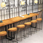 Modern Solid Wood Bar Table Rectangle Bar Table for Breakroom Use Clearhalo 'Bar Furniture' 'Bar Tables' 'bar_tables' 'furn' 'furn_bar_tables' 'Furniture' 'Kitchen & Dining Furniture' 1200x1200_26b711d8-0e59-46af-985f-305e3d31b117