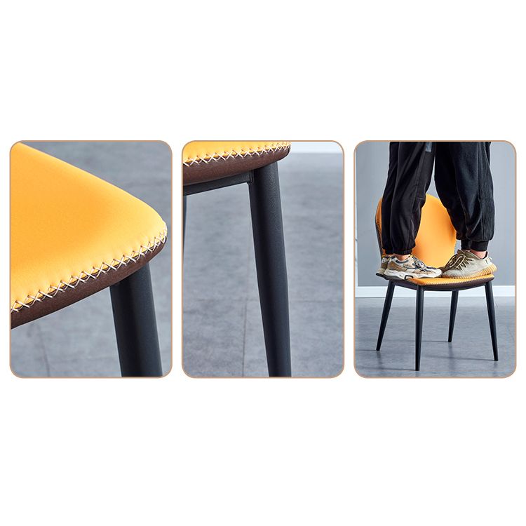 Modern Style Sintered Stone Dining Table with Rectangle Dining Table Sets with 4 Legs Table Clearhalo 'Dining Room Sets' 'Dining Tables & Seating' 'dining_room_set' 'Furniture' 'furniture_dining_room_set' 'Kitchen & Dining Furniture' 'kitchen&dining_furn' 'kitchen' 1200x1200_26b747fe-d53b-4240-94b2-326ff73ab7f1