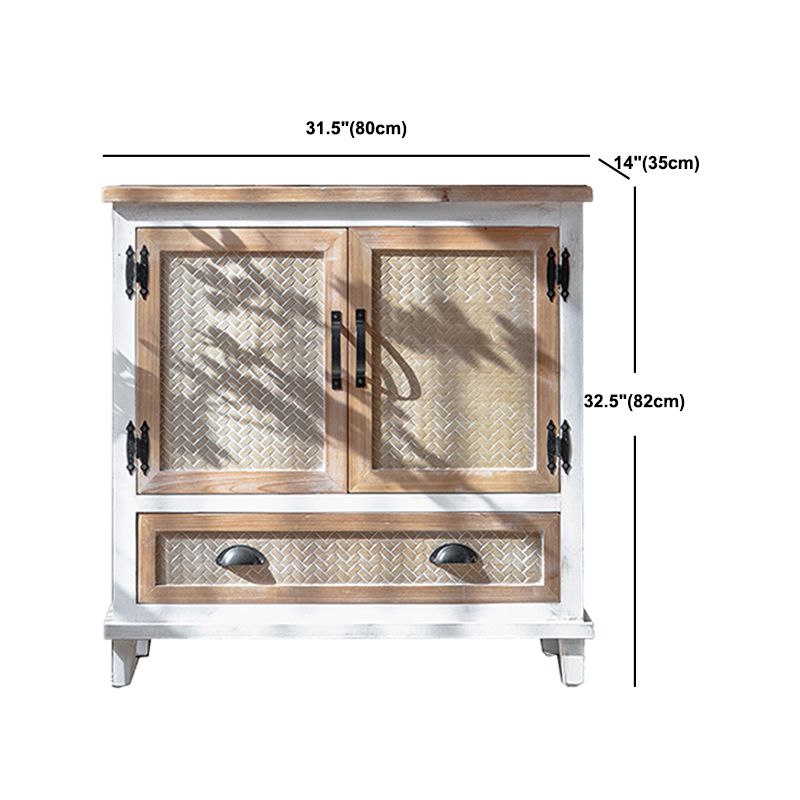 コンテンポラリー13.8 "幅の木製の胸、引き出し付きの長方形のアクセントキャビネット
