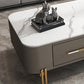 Slate Rectangular Coffee Table 4 Legs Single Coffee Table with 2 Drawers Clearhalo 'Coffee & Accent Tables' 'Coffee Tables' 'coffee_tables' 'furn' 'furn_coffee_tables' 'Furniture' 'Living Room Furniture' 1200x1200_26bf1757-f446-4139-937d-e8d7d5fe4a24