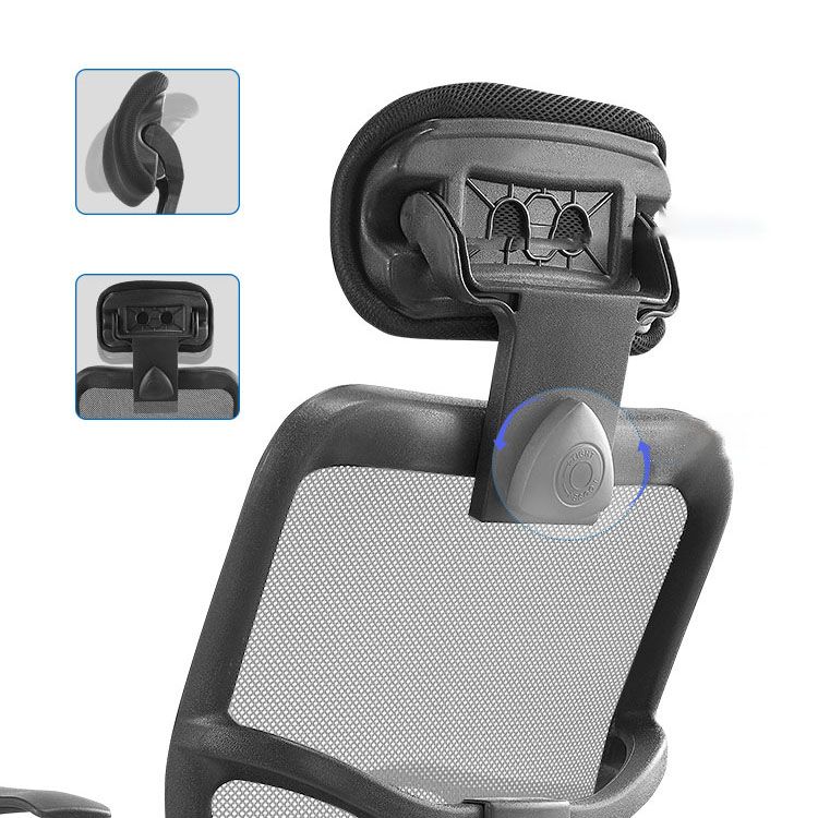 Silla de tareas de malla de estilo moderno silla de oficina ergonómica alta