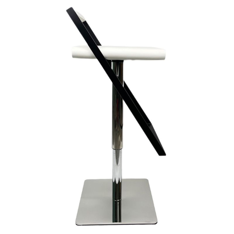 Tabouret de bar en cuir tabouret de comptoir industriel pour le salon