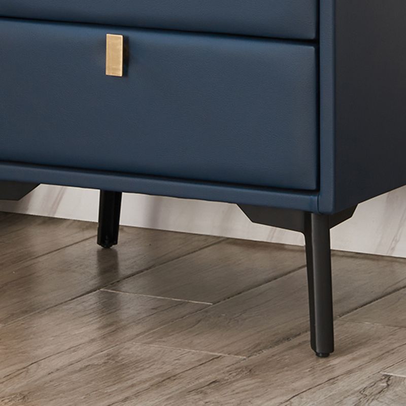 Table de nuit en bois artificiel 2 tiroirs table de nuit pour chambre à coucher