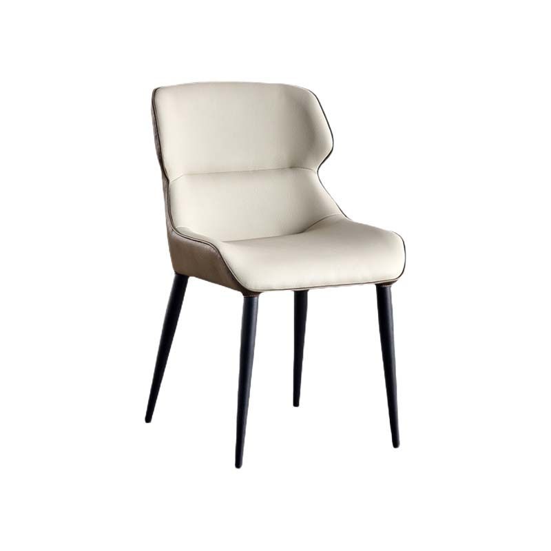 Faux Leather Kitchen Dining Side Chairs Wingback Side Chairs